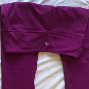 Full length lululemon wunder unders, sz 6!